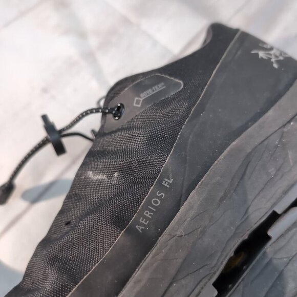 Arc'teryx Aerios FL GTX Approach Shoes – Black – Men’s 10 - Picture 8 of 10